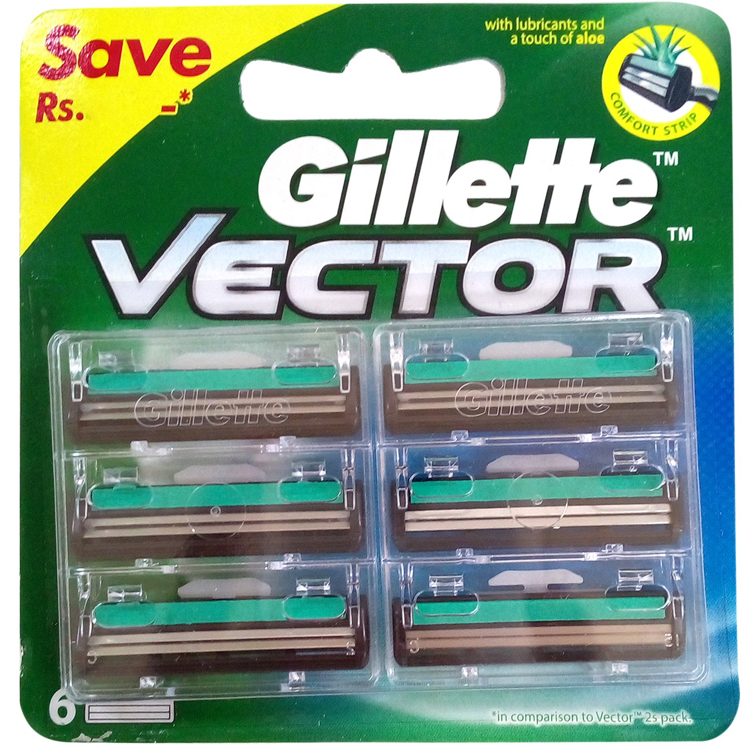 GIILETTE VECTOOR CART 6N                        